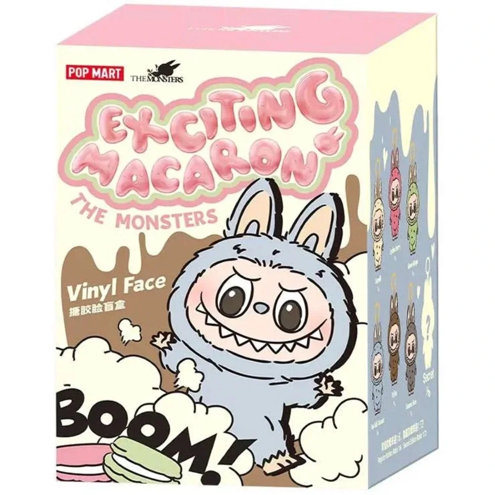 POP MART Labubu The Monsters Exciting Macaron vinyl face blind box.